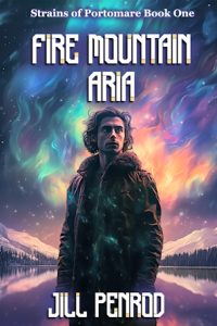 Fire Mountain Aria cover with Gianni against the mountains and the auroras