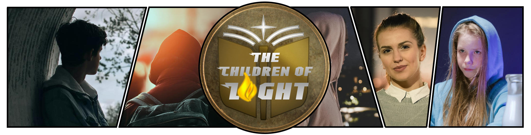 Children of the Light character images and logo